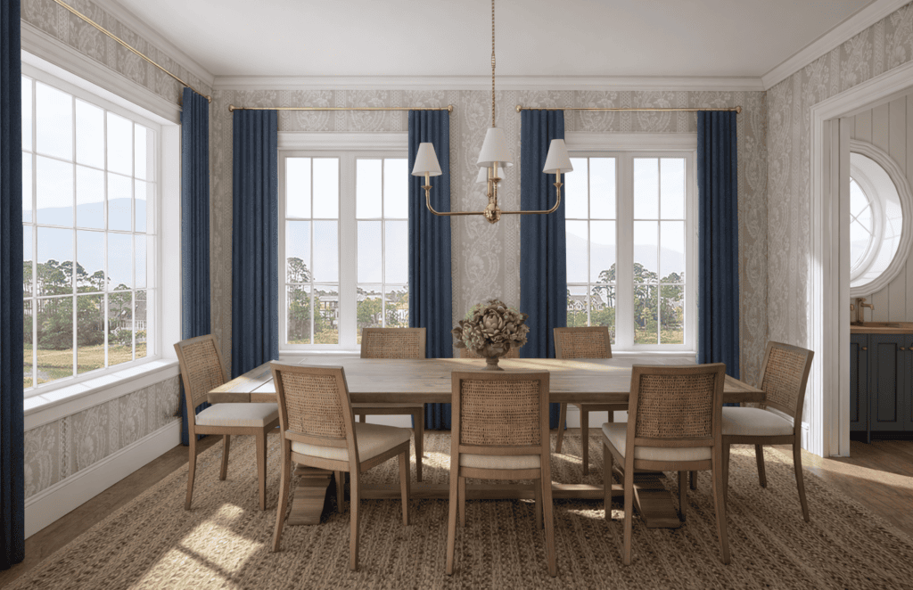 Custom built dining room